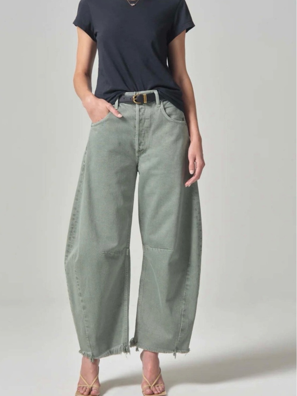citizens of humanity horseshoe jean - nova / Sage Green; sz 28 ⭐️NWT⭐️ - Picture 7 of 10